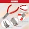 A2Z Scilab Jewelry Making Pliers Bent Nose Professional Repair Stainless Steel Tool with Cushion Grip A2Z-ZR945 - alternate 4